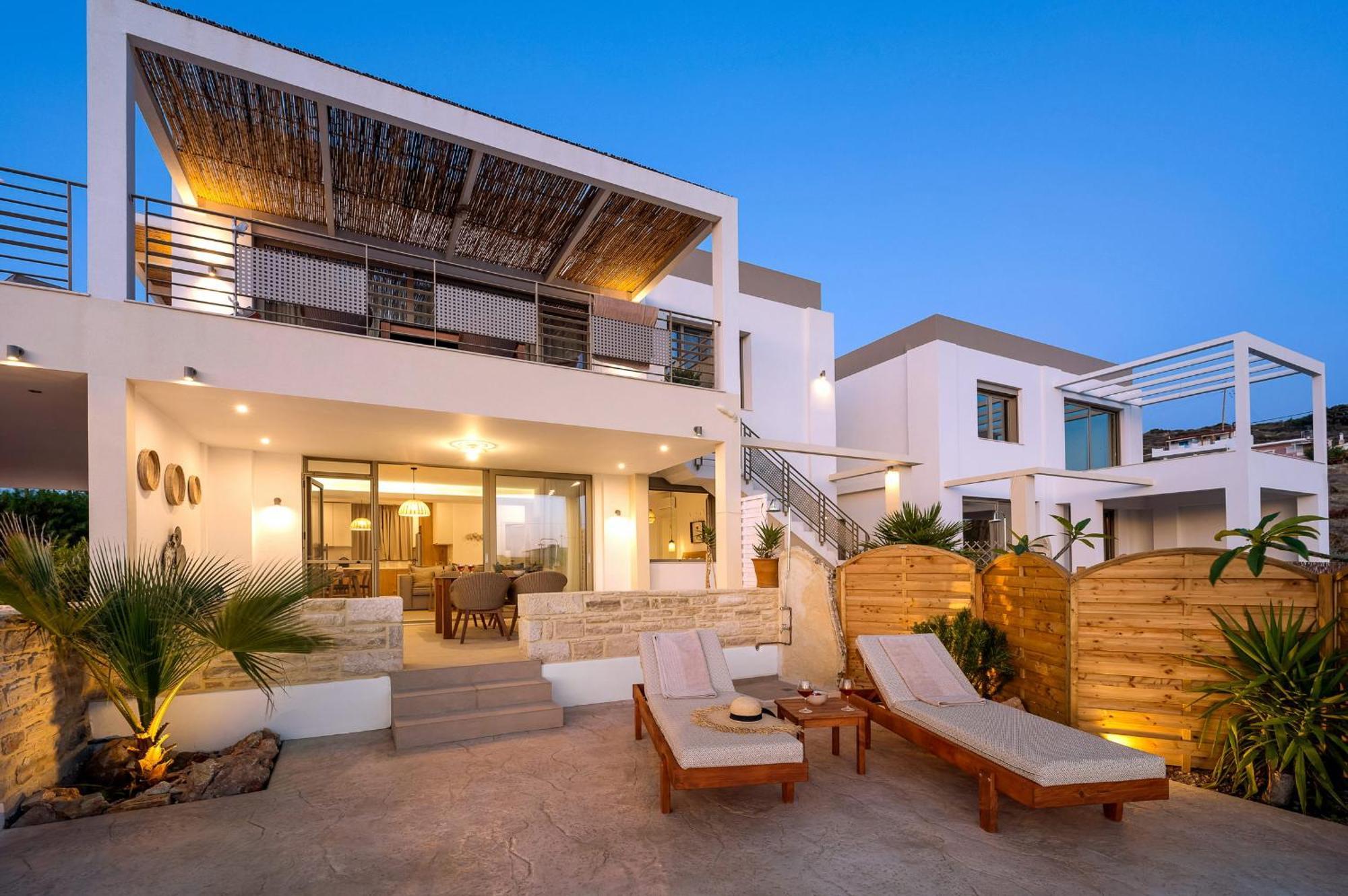 Ammokrinos Luxury Homes,150M From The Beach Kalamaki  Exterior foto