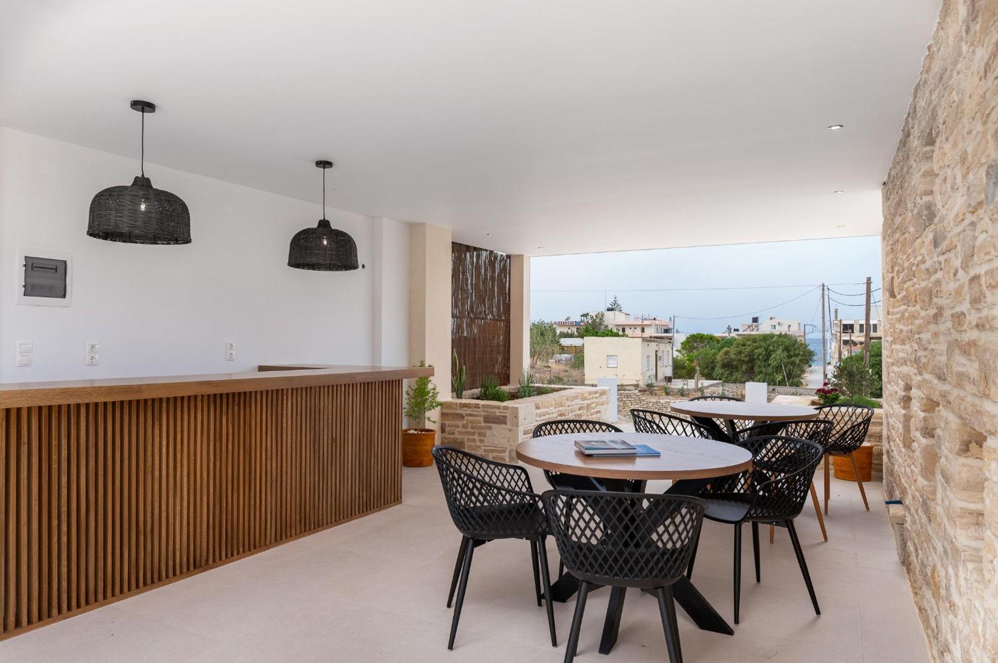 Ammokrinos Luxury Homes,150M From The Beach Kalamaki  Exterior foto