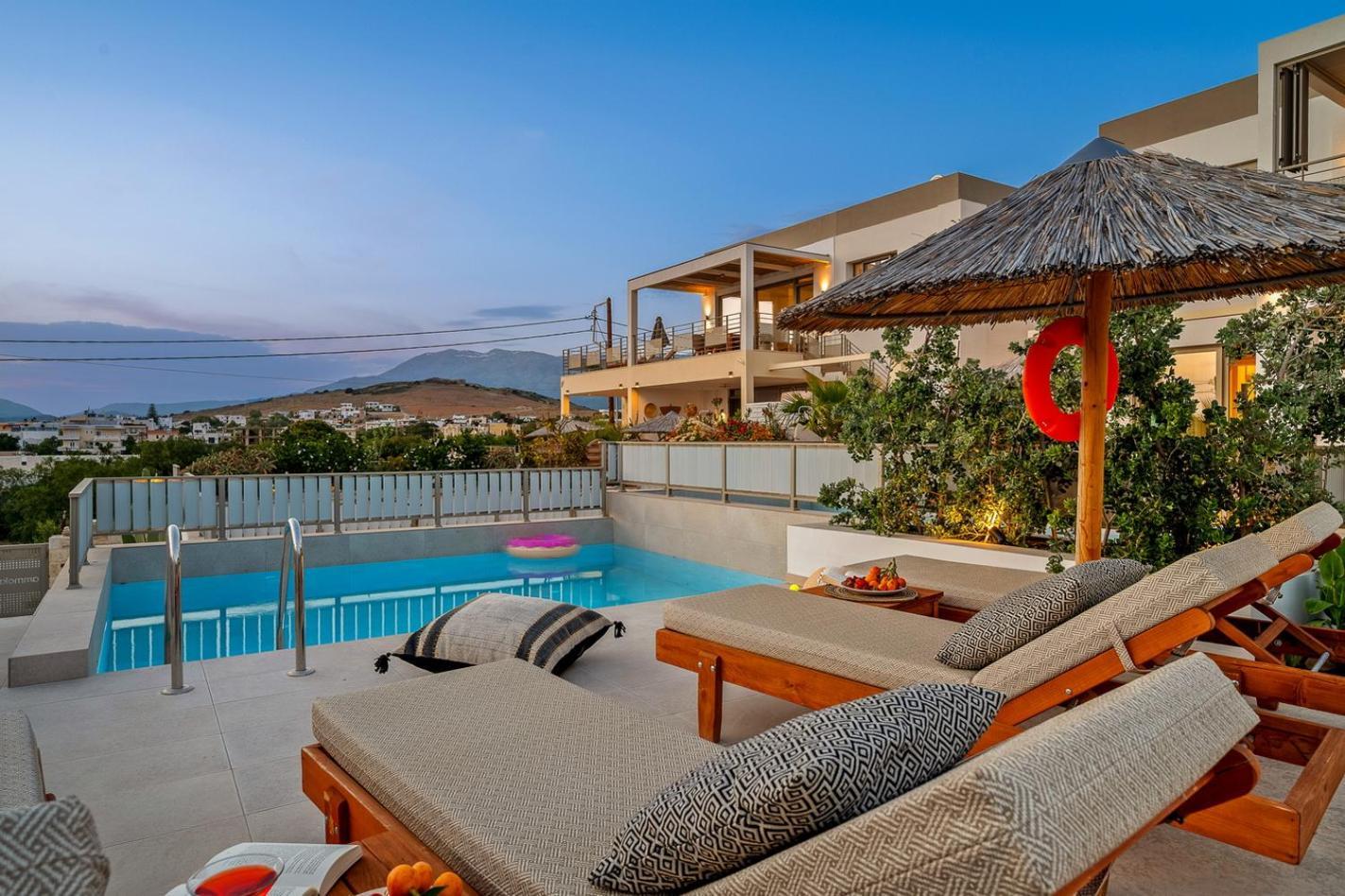 Ammokrinos Luxury Homes,150M From The Beach Kalamaki  Exterior foto